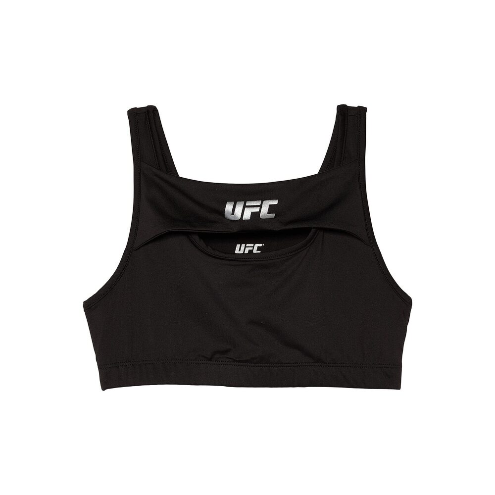 UFC Layered Sports Bra Black/Black XL